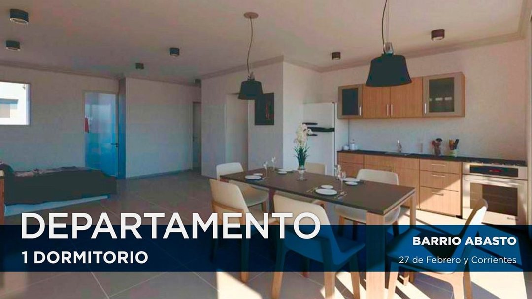 VENTA DEPTO 1 DORMITORIO C/BALCON ENTREGA NOV 2026