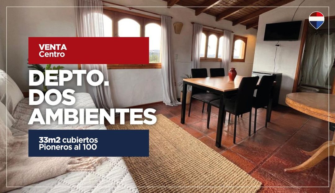 VENTA DEPARTAMENTO CENTRICO Y LUMINOSO