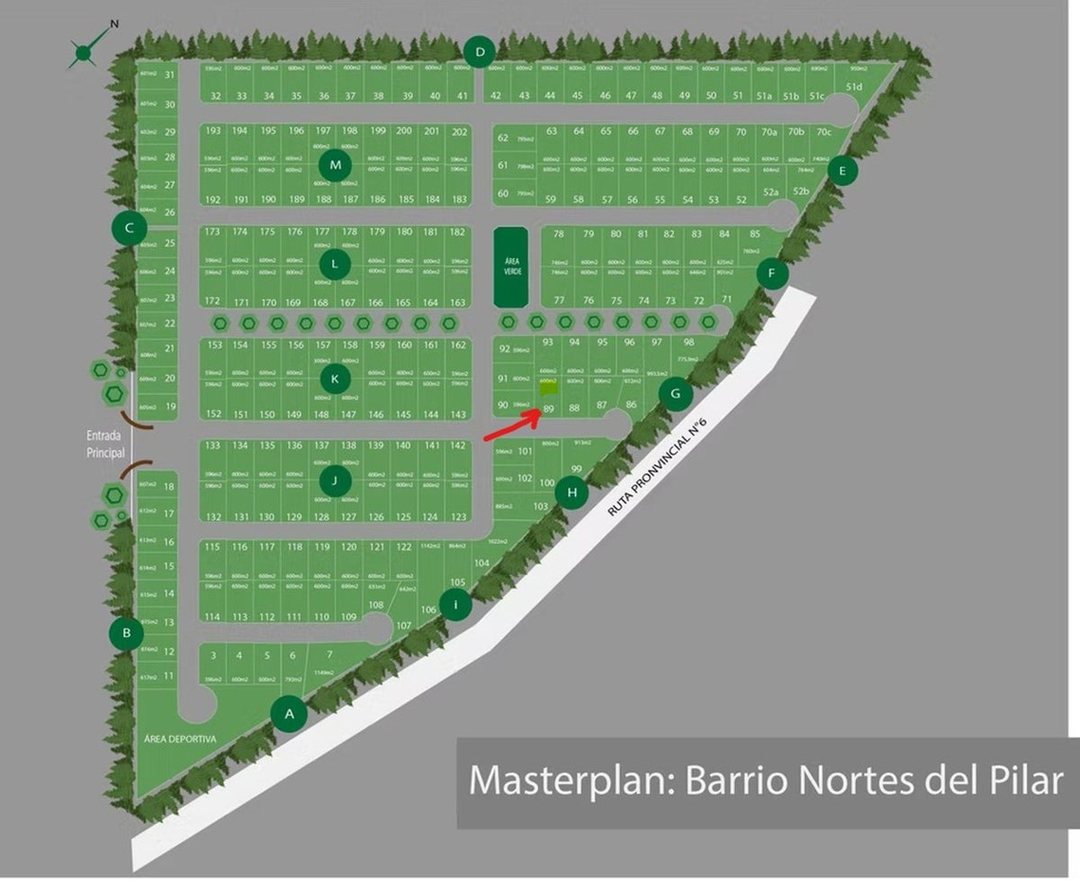 VENTA LOTE CENTRAL  BARRIO NORTES DEL PILAR