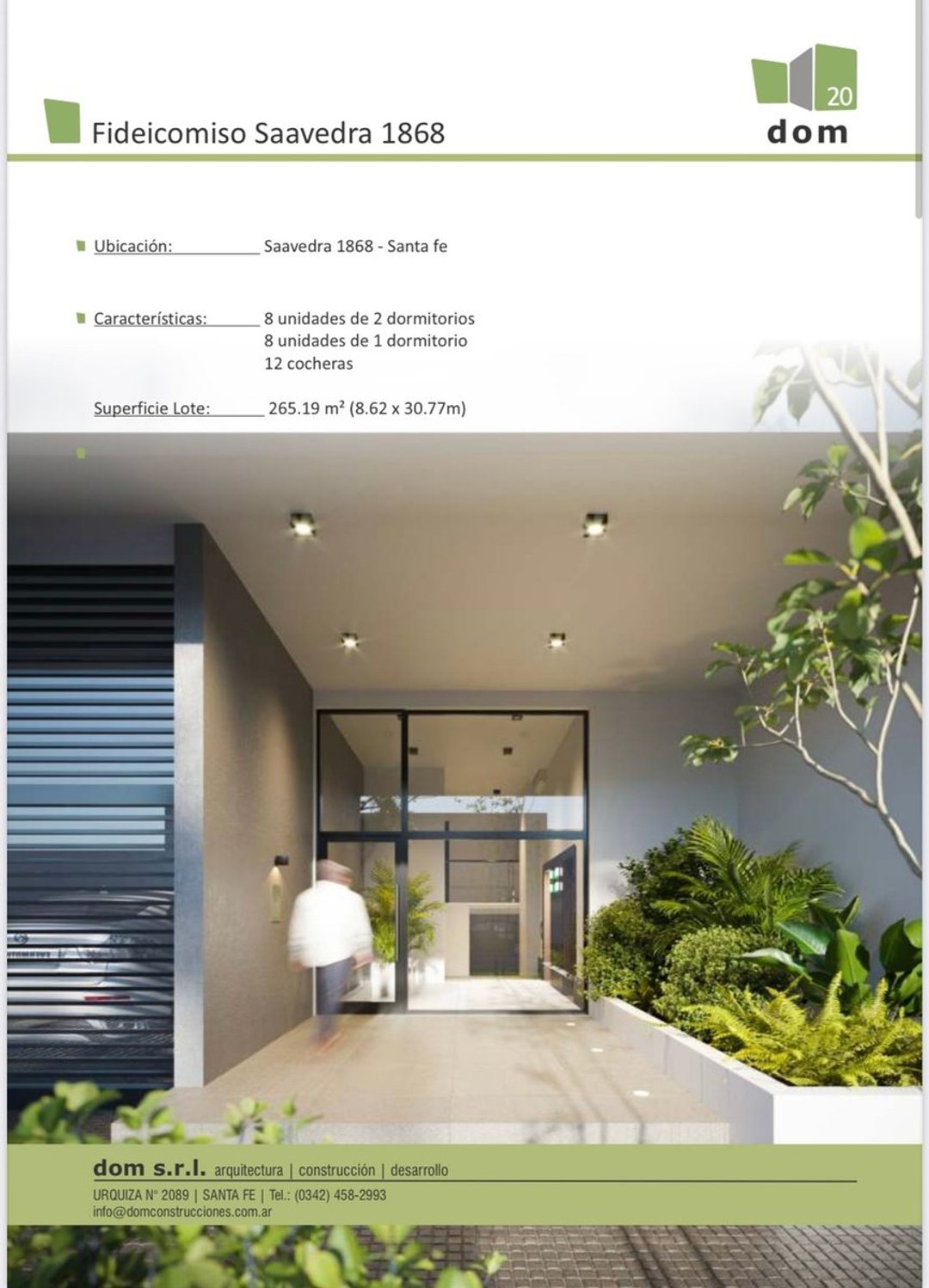 VENT DEPARTAMENTO 2 DORMITORIOS DOM 20 CON COCHERA