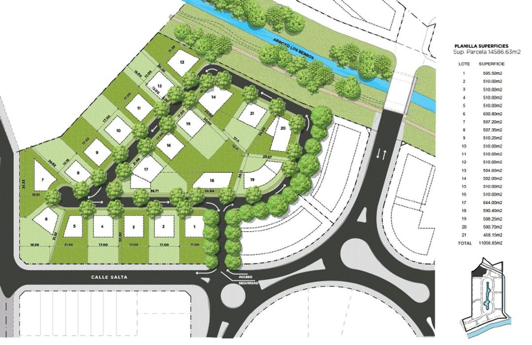 Lote en venta Barrio La Huella, Nuevo Bella Vista