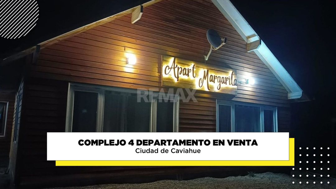 Complejo de 4 dptos en venta  - caviahue