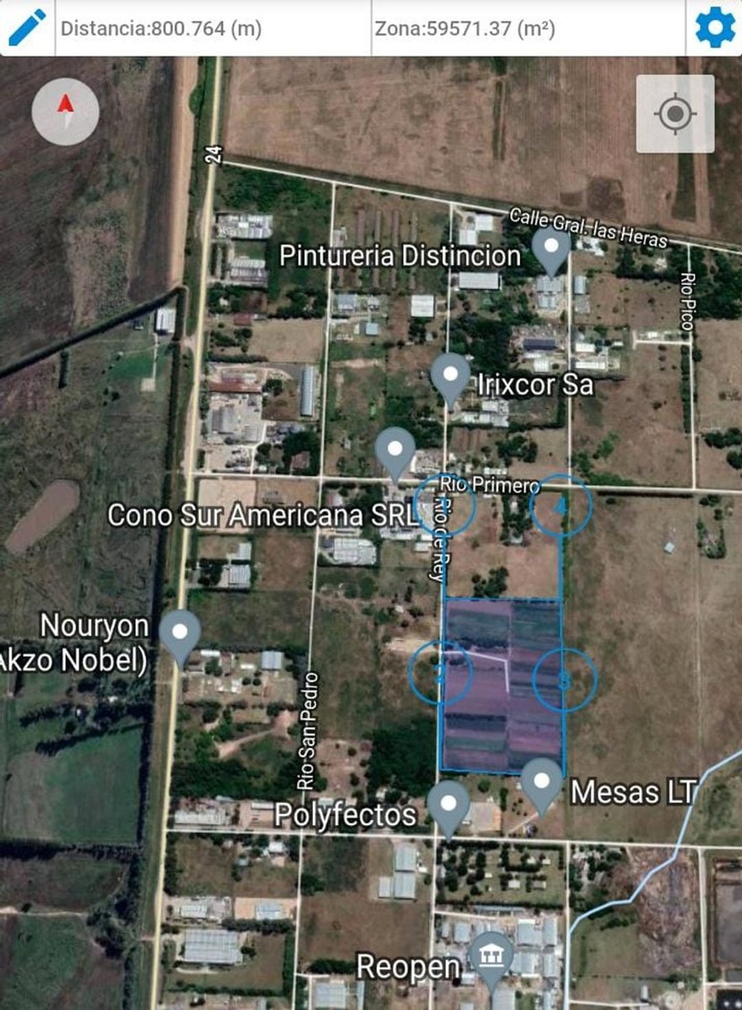 Venta 2 lotes 2ha. z/ ind Cina Cina Gral Rodríguez