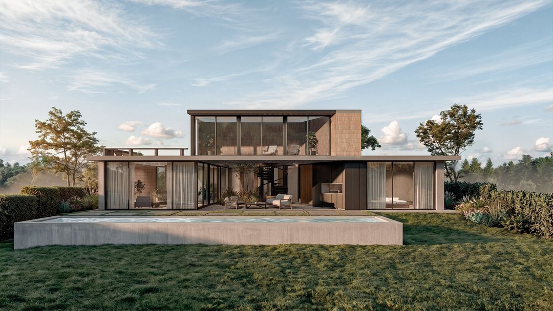 CASA EN UNA PLANTA DISEÑO DE CATEGORIA