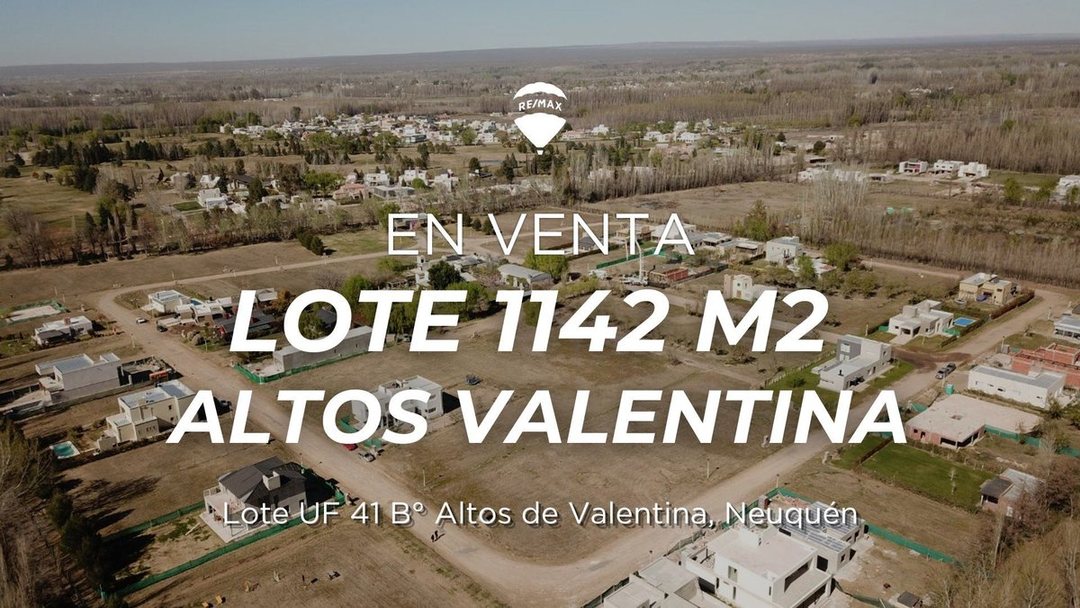 LOTE 1142m2 | EN ALTOS DE VALENTINA