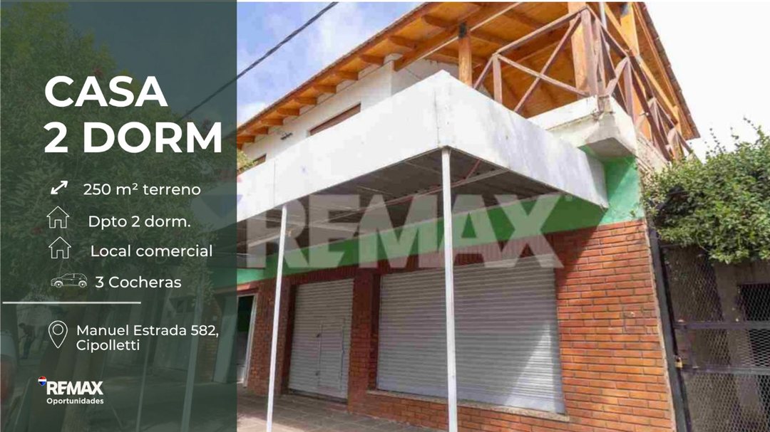 Venta de Casa, Local y 2 Departamentos