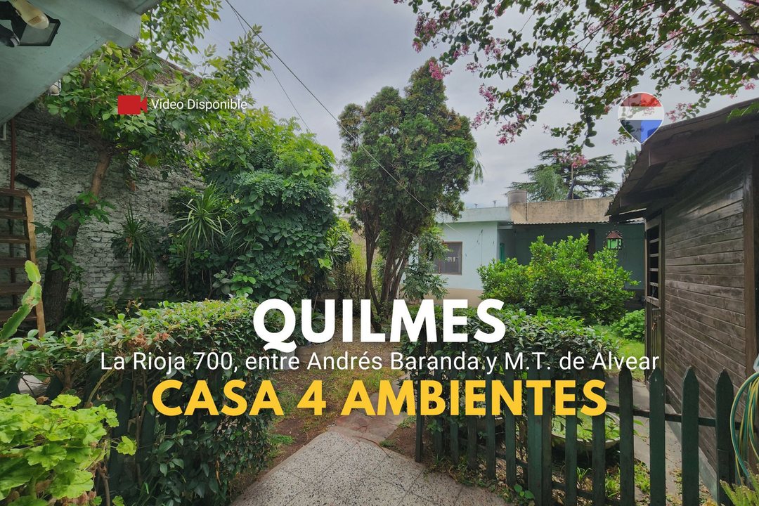 Venta Casa 4 amb c/Cochera, Parque y Parrilla