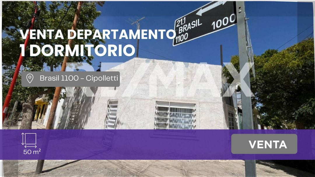 VENTA DEPARTAMENTO 1 DORM B DON BOSCO CIPOLLETTI