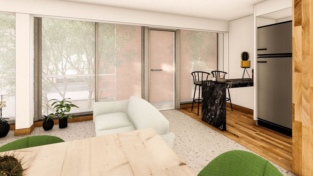 VENTA DEPARTAMENTO DE DOS DORMITORIOS FINANCIADO
