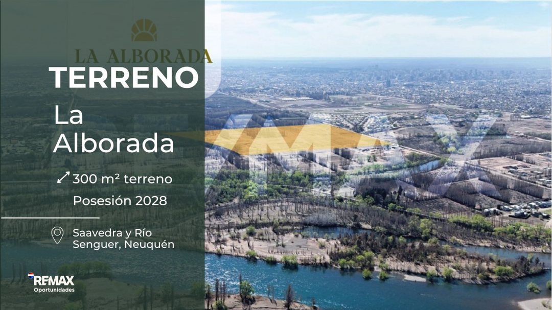 VENTA TERRENO BARRIO LA ALBORADA NEUQUÉN