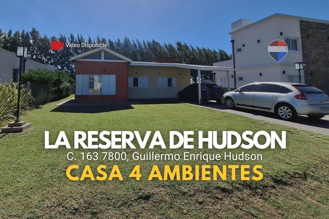 Venta Casa 4 ambientes Barrio La Reserva de Hudson