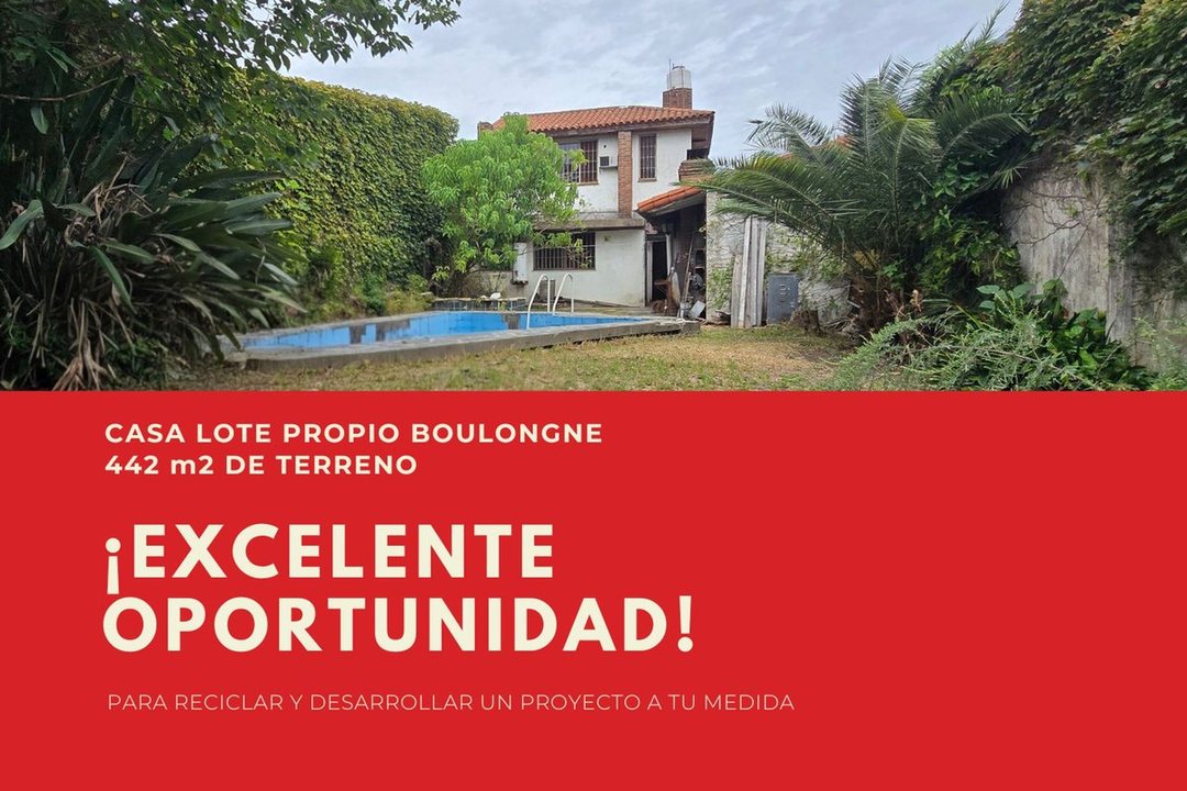 VENTA CASA BOULONGNE 4 AMBIENTES A REFACCIONAR
