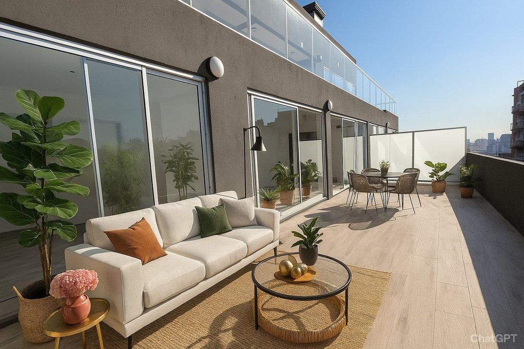 venta departamento 2 amb balcon terraza SCristobal