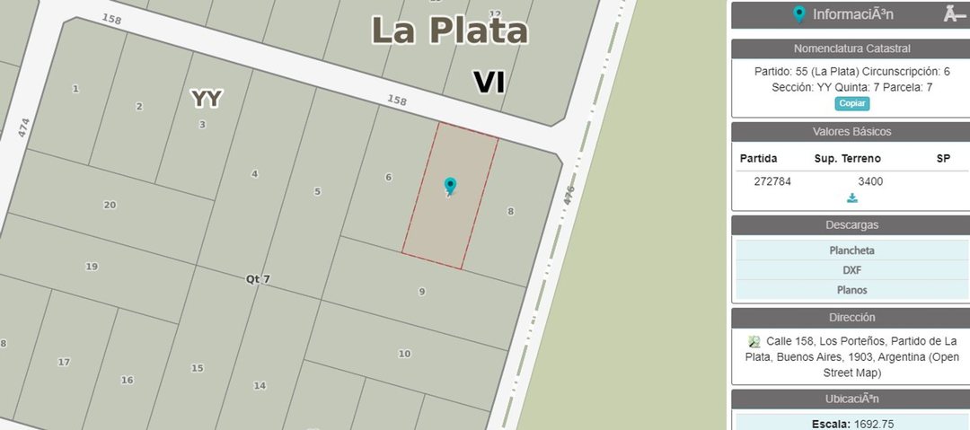LOTE EN VENTA CITY BELL CON CONSTRUCCION Y PILETA