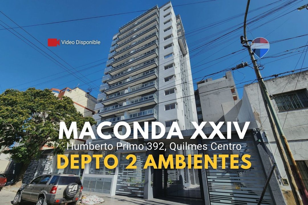 VENTA 2 AMB A ESTRENAR CON COCHERA QUILMES CENTRO