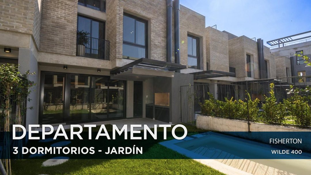 DEPARTAMENTO EN VENTA 3 DORMITORIOS FISHERTON