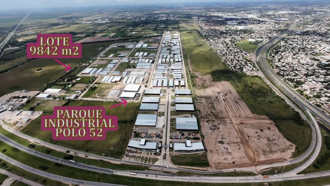 VENTA LOTE INDUSTRIAL COLINDANTE POLO 52 CORDOBA