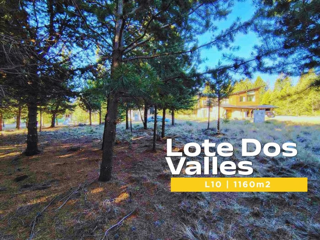 VENTA LOTE EN DOS VALLES 1160M2