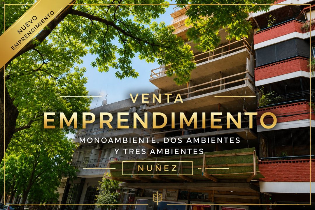 VENTA DEPARTAMENTO 2 AMBIENTES NUÑEZ BALCON POZO