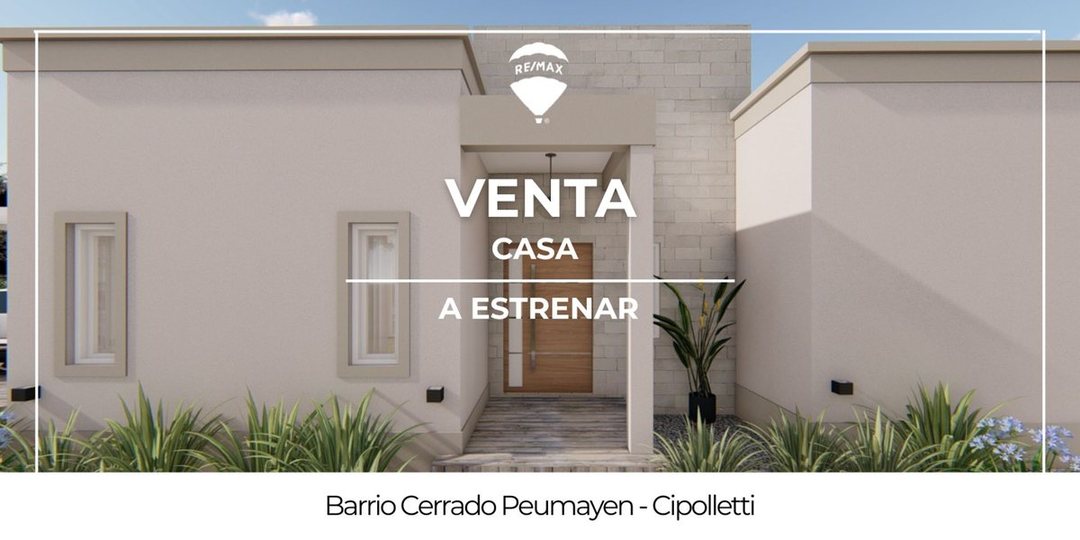 CASA EN VENTA PLANTA BAJA Bº PEUMAYEN CIPOLLETTI