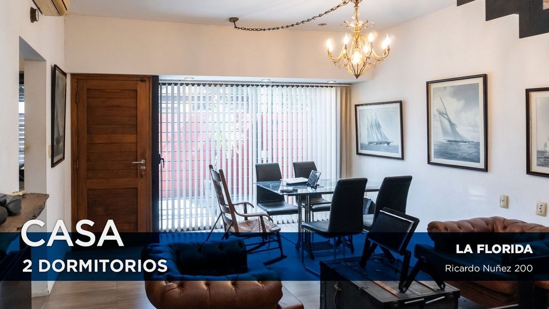 CASA EN VENTA 2 DORMITORIOS LA FLORIDA