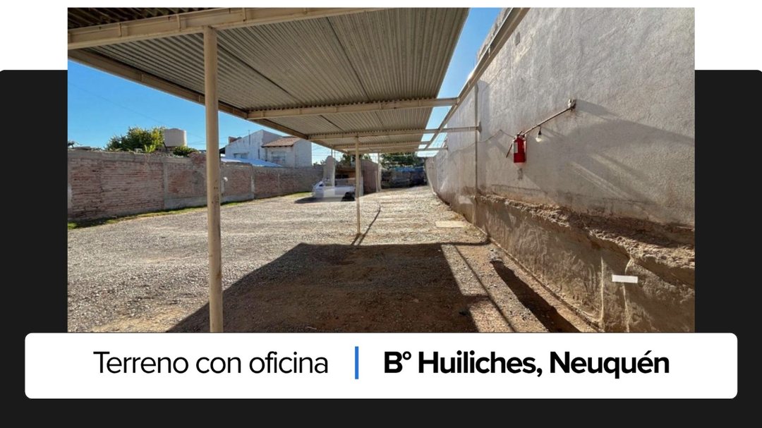 Alquiler terreno de 500m2 con oficina, Neuquén