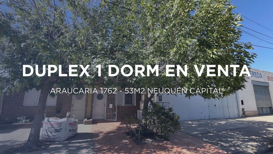 DUPLEX DE UN DORMITORIO EN VENTA