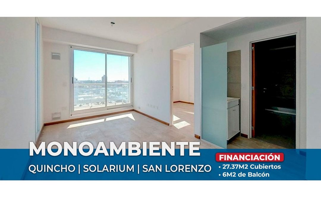 MONOAMBIENTE EN VENTA - SAN LORENZO - AMENITIES