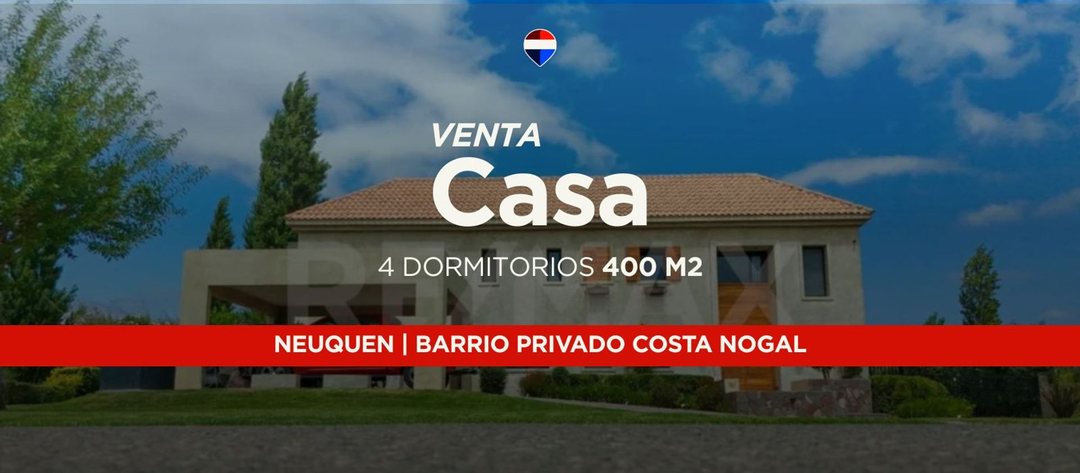 VENTA CASA 4 DORMITORIOS - B° PRIVADO COSTA NOGAL
