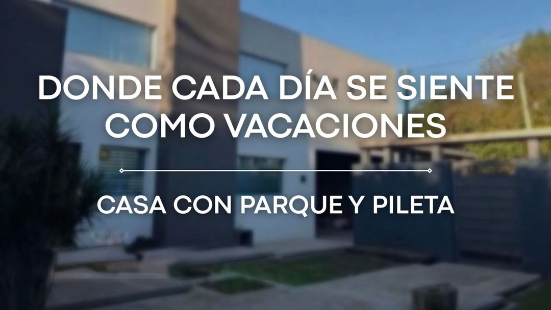 CASA VENTA VILLA LUZURIAGA CON PARQUE Y PILETA