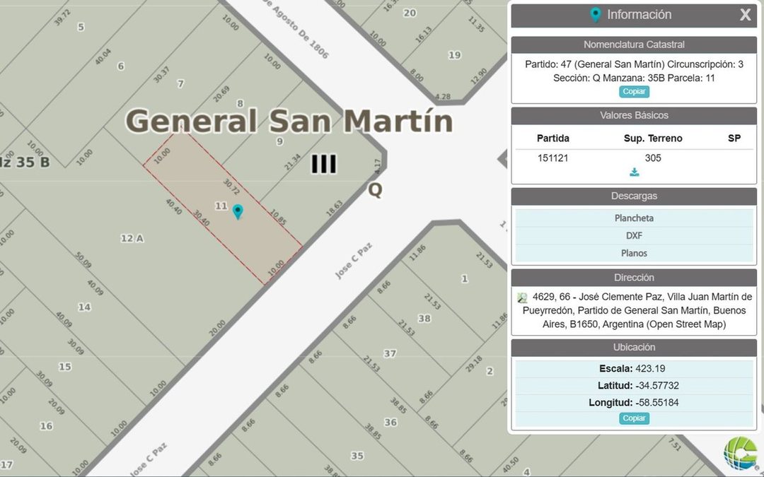 Venta Lote San Martín