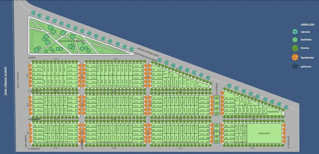 VENTA LOTE EN BARRIO LA SERENA,  ALVEAR. 300 mts