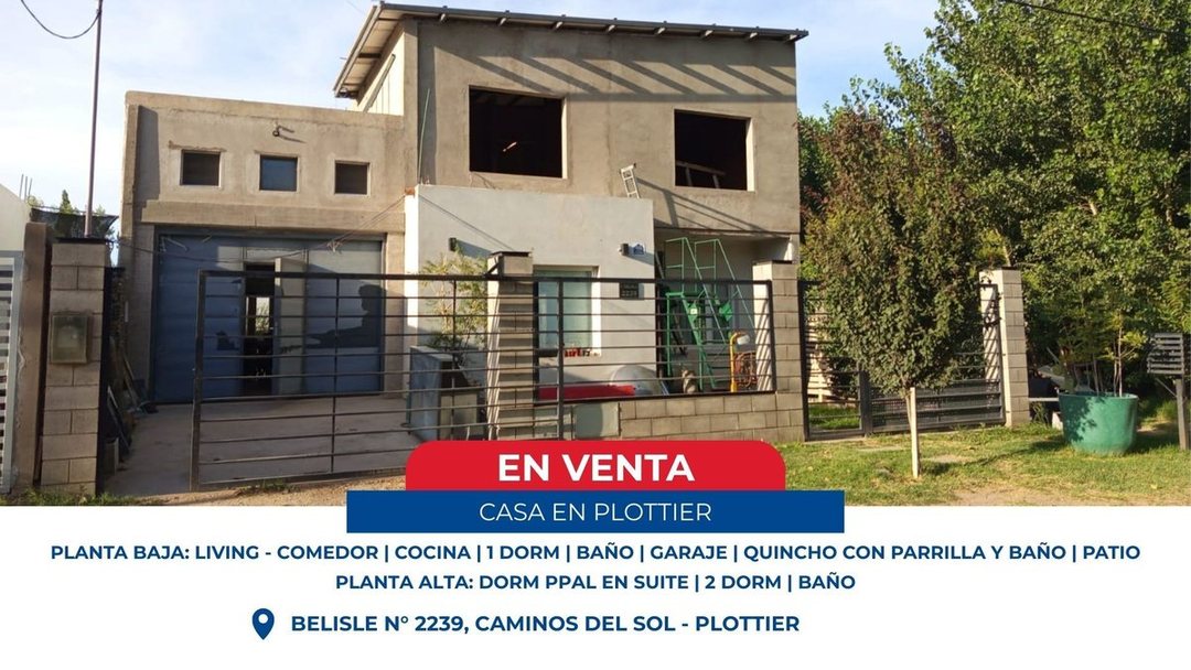 Casa en venta 4 dorm - Caminos del Sol - Plottier