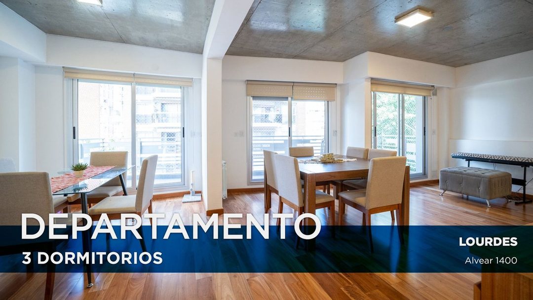 DEPARTAMENTO EN VENTA  3 DORMITORIOS LOURDES