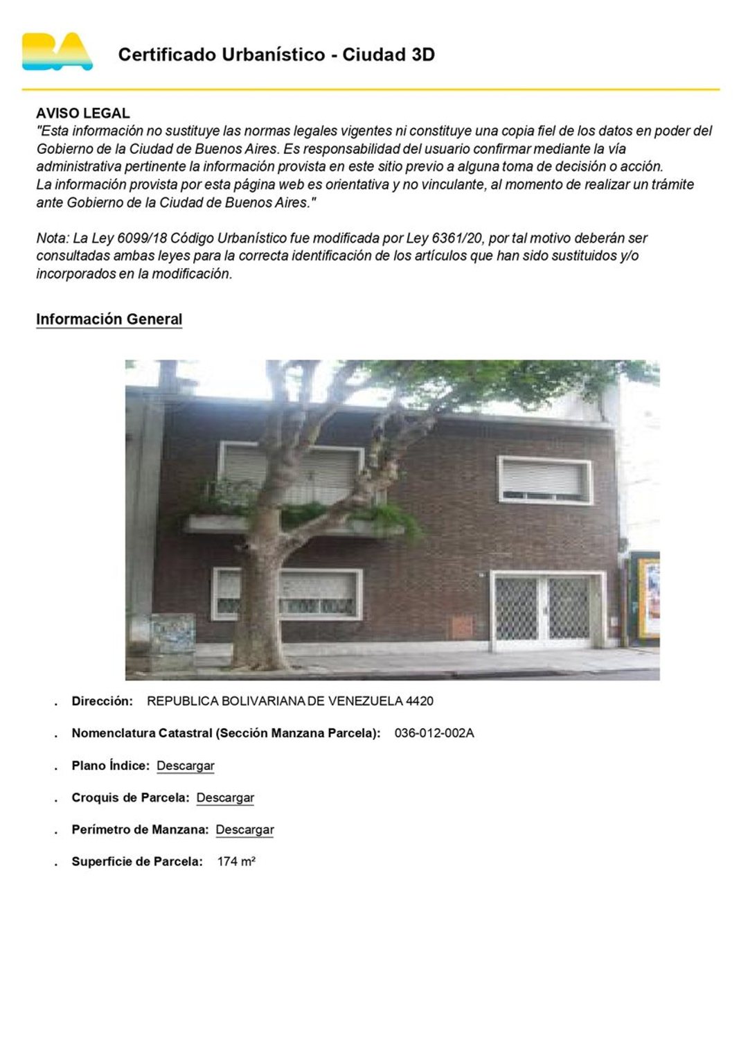 VENTA LOTE ALMAGRO CABALLITO