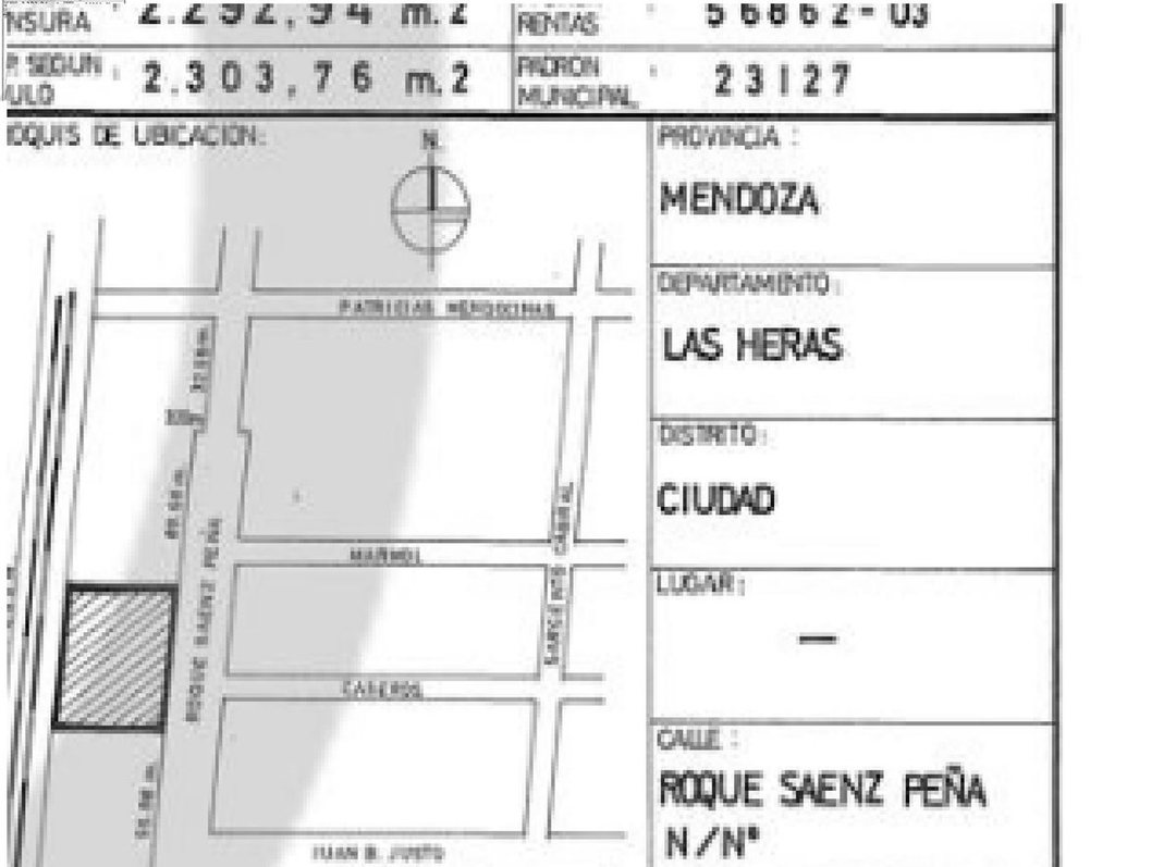 VENTA TERRENO LAS HERAS EXCELENTE UBICACION