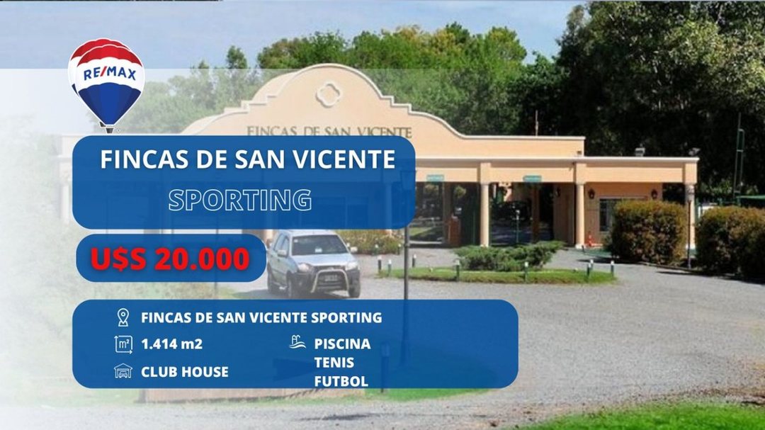 LOTE EN VENTA FINCAS DE SAN VICENTE SPORTING