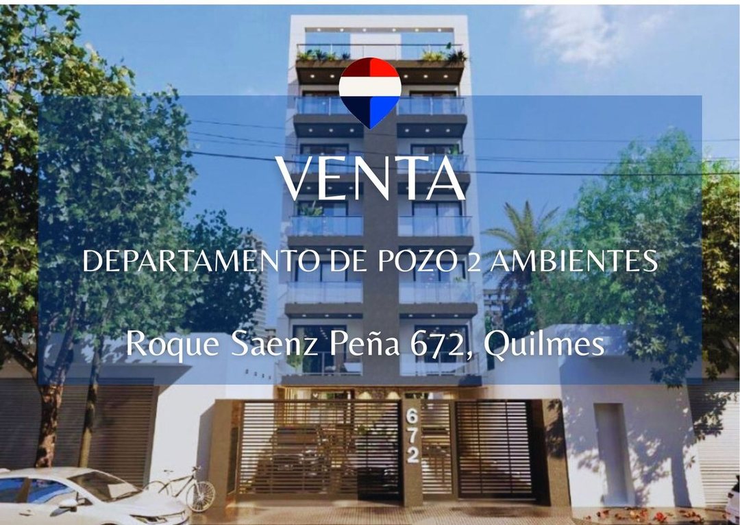 VENTA DPTO 2 AMBIENTES EN POZO – QUILMES OESTE