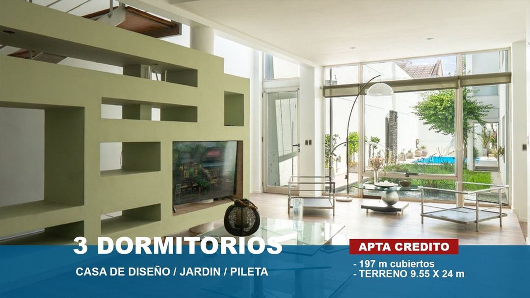 VENTA CASA DE TRES DORMITORIOS Y PILETA