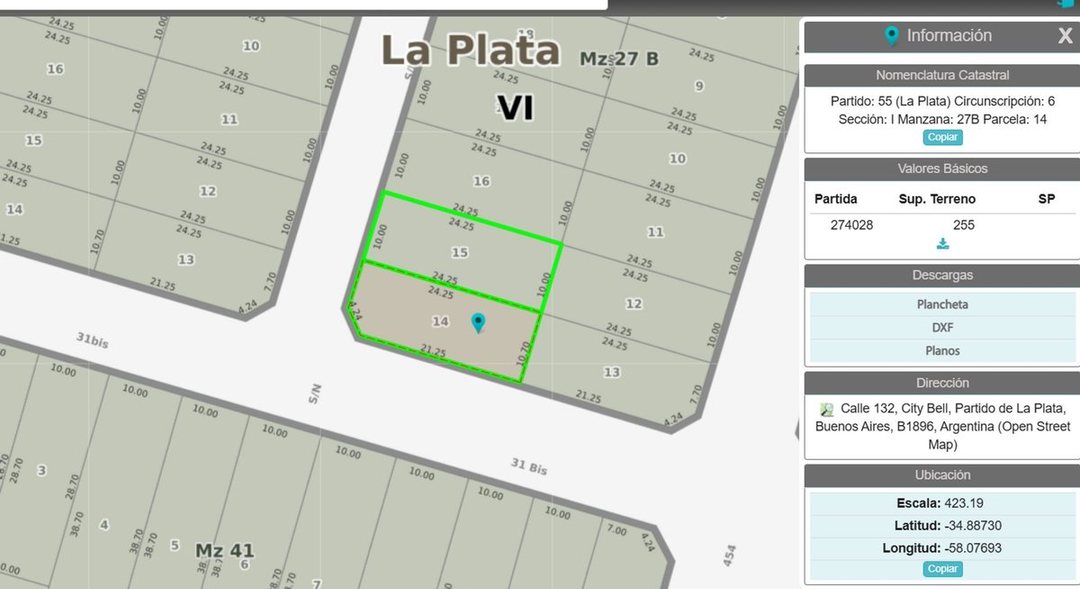 Terreno esquina 20,70 x 24 OPORTUNIDAD!