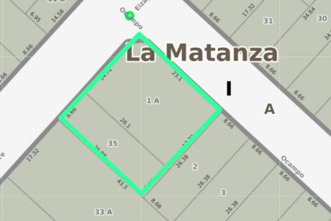 VENTA DOBLE LOTE SAN JUSTO CENTRO M2 VEND. 2750