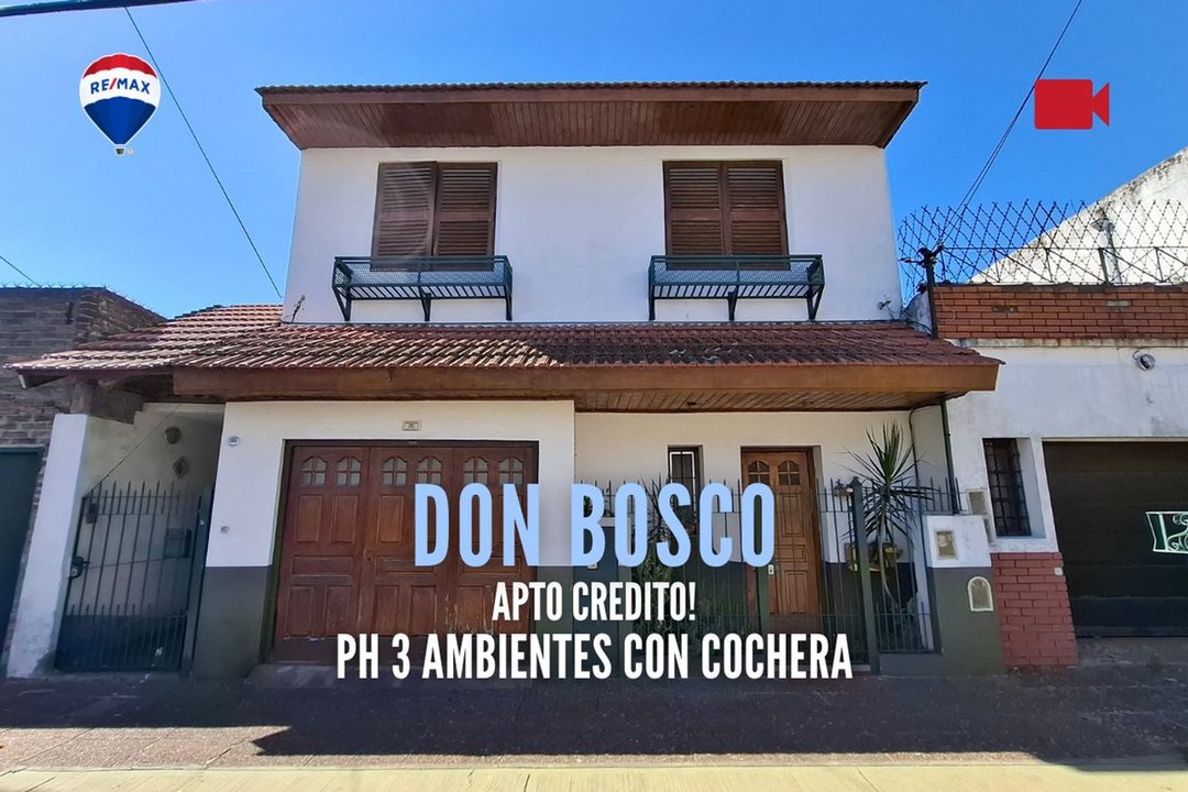 VENTA PH TIPO CASA 3 AMB CON COCHERA APTO CREDITO
