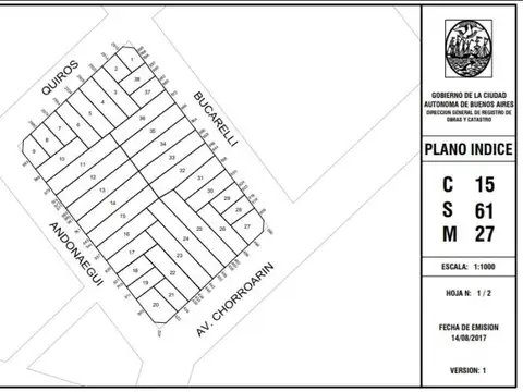 Terreno en Venta en Parque Chas, CABA