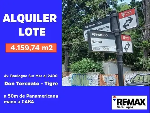 Terreno en Alquiler en Don Torcuato, Partido de Tigre