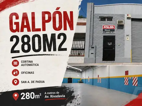 Galpón en Venta en San Antonio de Padua, Partido de Merlo