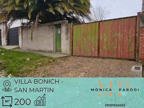 Terreno en Venta en Villa Bonich, General San Martín