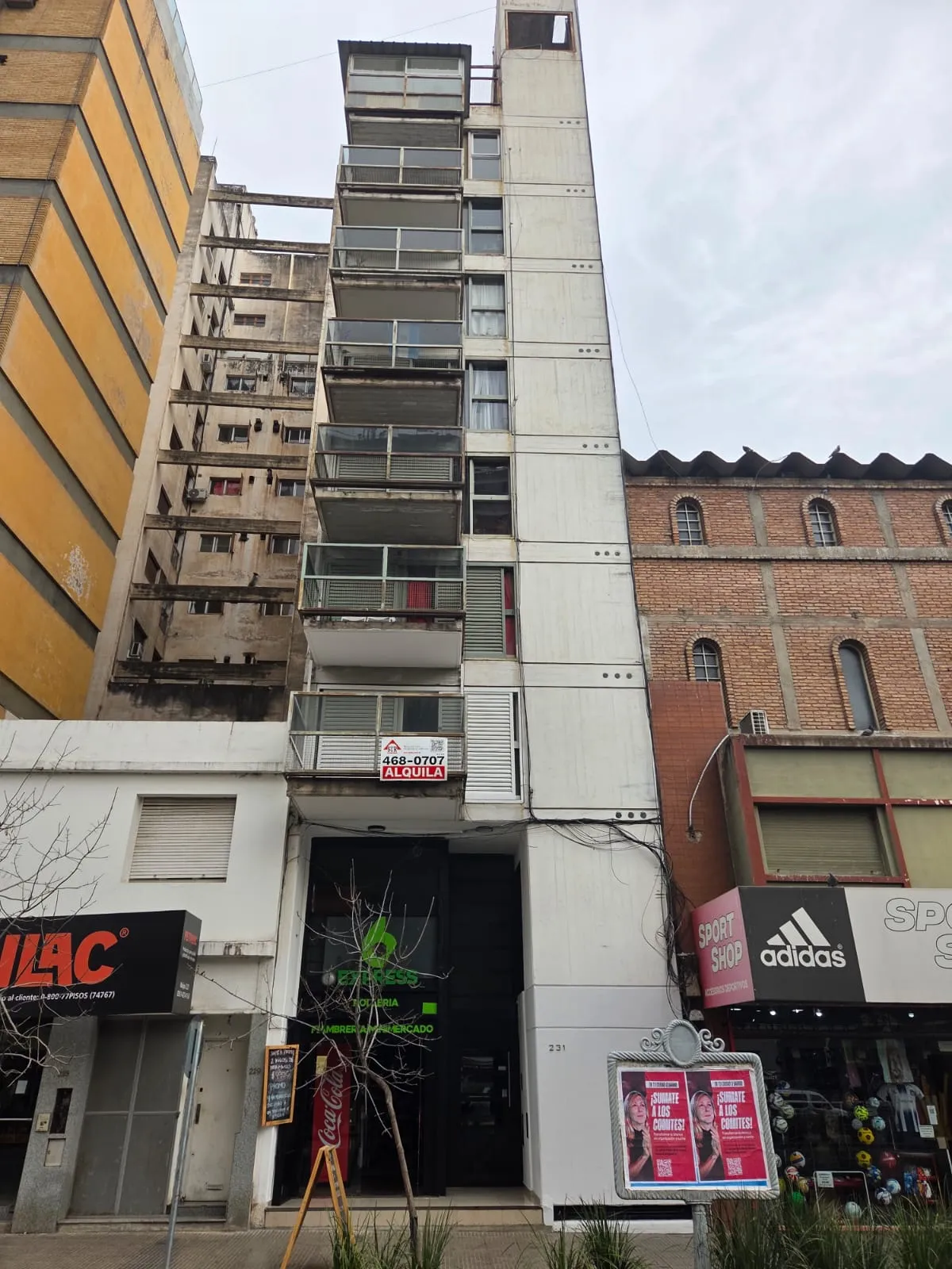 CENTRO 2 DOR 2 BAÑOS EXTERNO CON BALCON