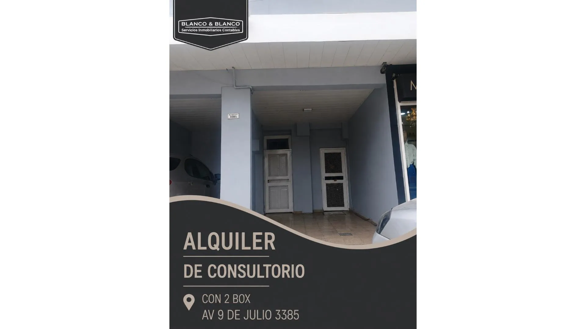 Av. 9 de Julio 3383. ALQUILER | CONSULTORIO / OFICINA