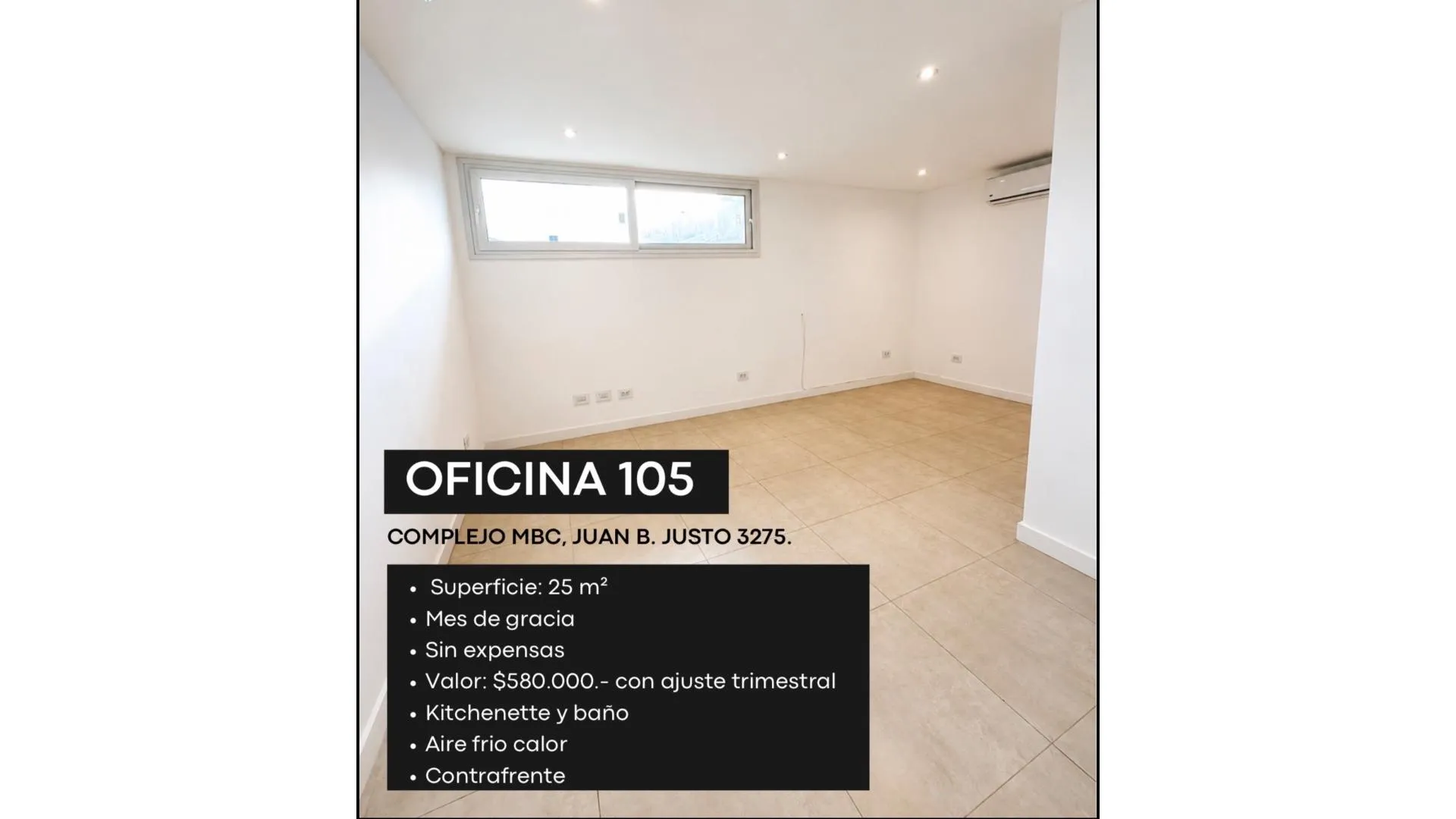 Oficina en alquiler