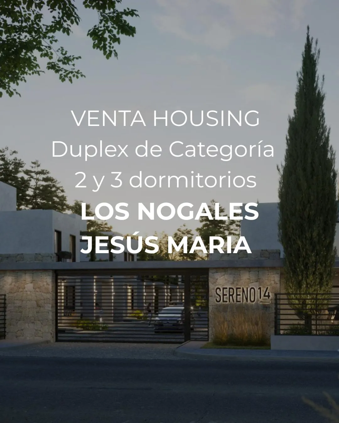 VENTA - SERENO 14 - HOUSING EN JESUS MARIA